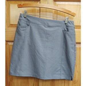 Adidas Skorts Size M Back & Front Pockets Gray